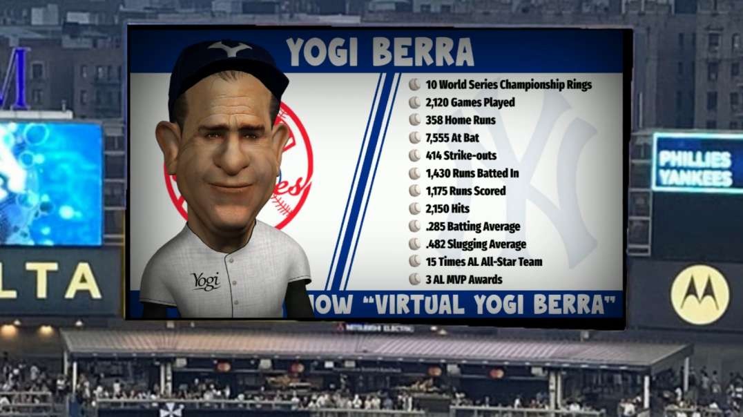 Yogi's Back at Yankee Stadium - Virtually