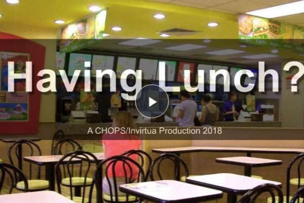 "Having Lunch?" An Interactive Video Featuring Live Animated Virtual Characters