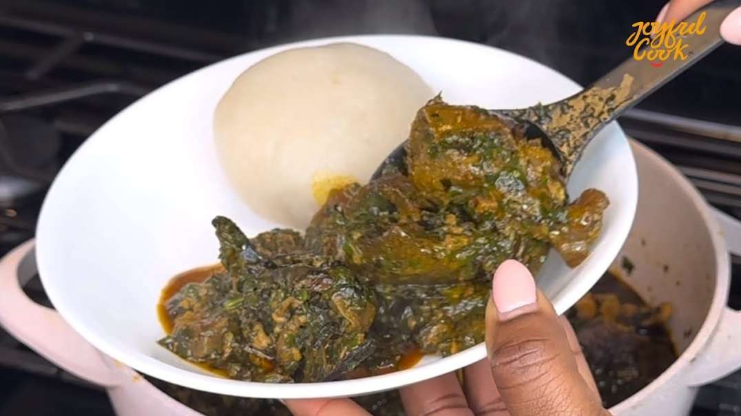 How to cook calabar style bitter leaf soup like a pro   Nigerian soup