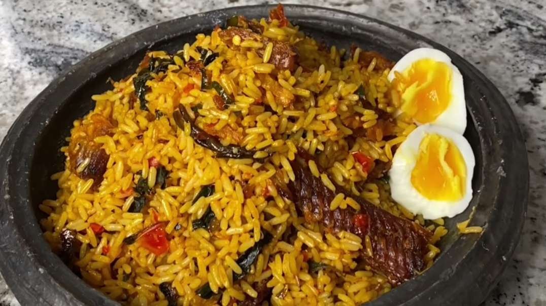 Concoction Jollof Rice With Palm Oil   30 Minutes Lunch Idea