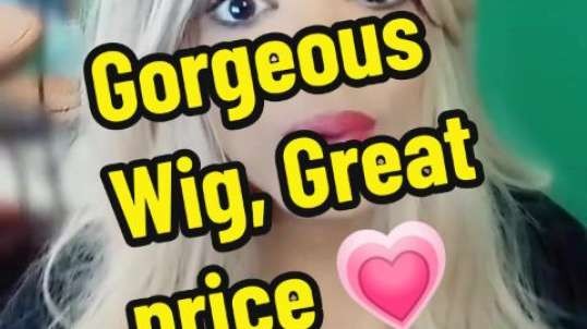 This wig is gorgeous  and the price is right