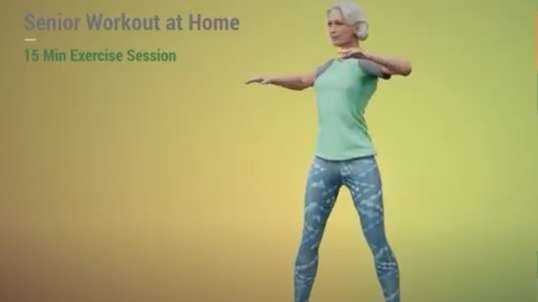 15 Minute Senior Workout At Home - by Vim ad Vigor