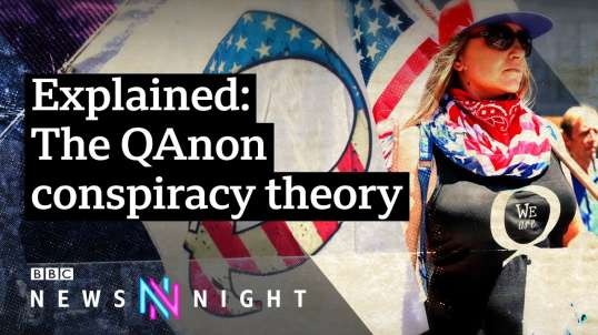 QAnon  The conspiracy theory spreading fake news - BBC Newsnight