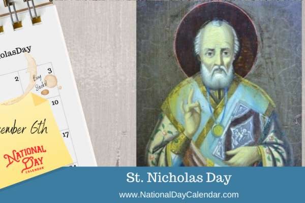 December 6, 2021 – SAINT NICHOLAS DAY – NATIONAL MICROWAVE OVEN DAY – NATIONAL GAZPACHO DAY – NATIONAL MINER’S DAY – NATIONAL PAWNBROKERS DAY..