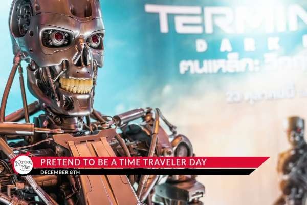 Video: Pretend to be a Time Traveler Day on December 8