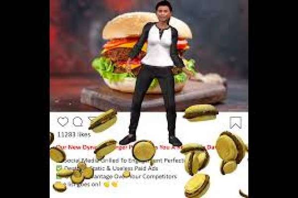 Video: Burger Place Instagram Dynamic Square Post - Promo Video
