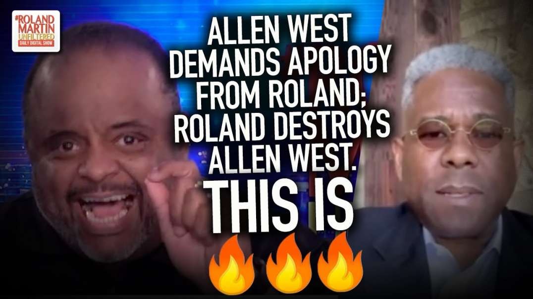 Allen West demands apology from Roland  Roland DESTROYS Allen West  This is