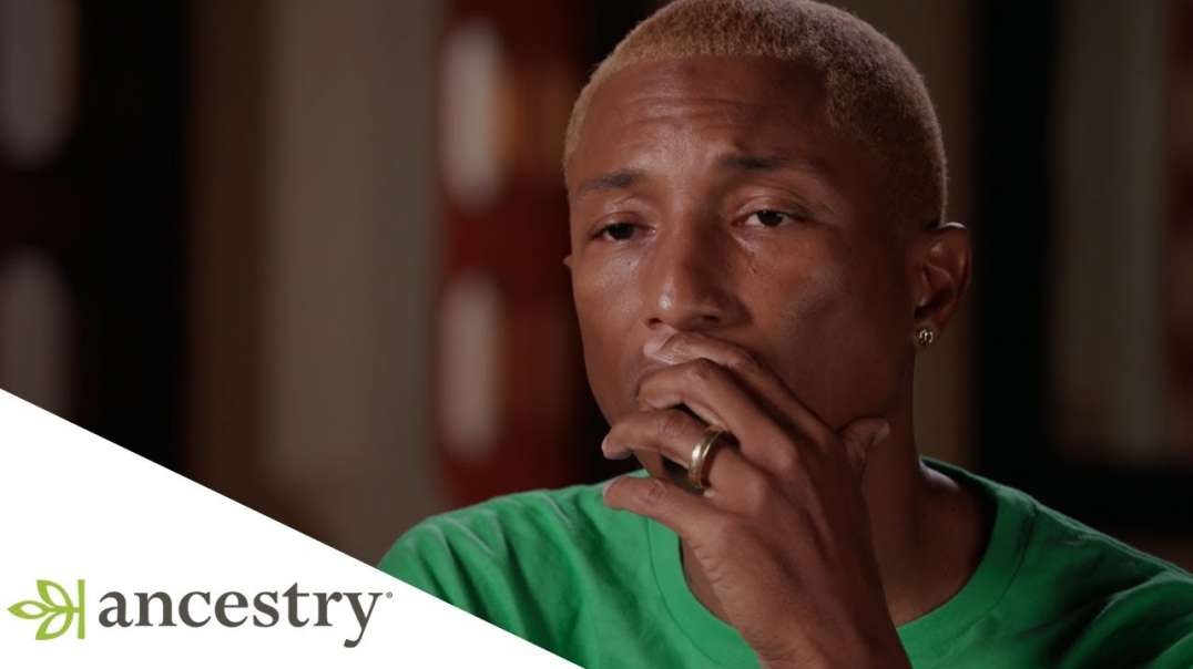 Pharrell Reacts to Family History in Finding Your Roots   Ancestry