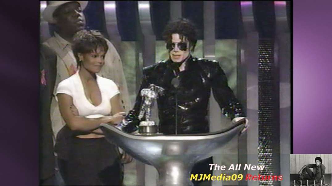 1995 Michael and Janet Win MTV Video Award for Scream with Biggie Presenting