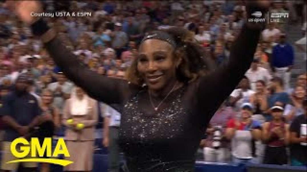 Serena Williams thrills packed US Open crowd with 2nd win l GMA
