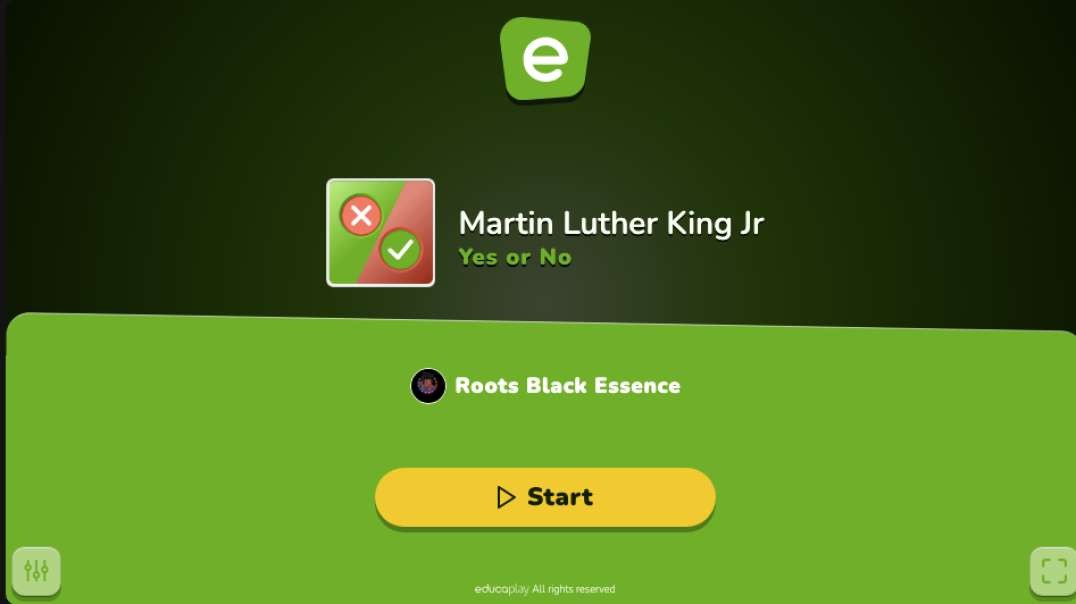 Martin Luther King Jr      Yes or No