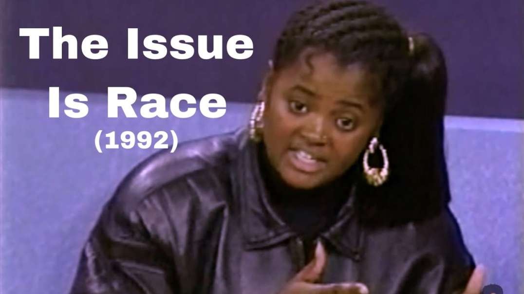 The Issue Is Race - A Crisis In Black and White  1992    Phil Donahue Sister Souljah Debate COMPLETE
