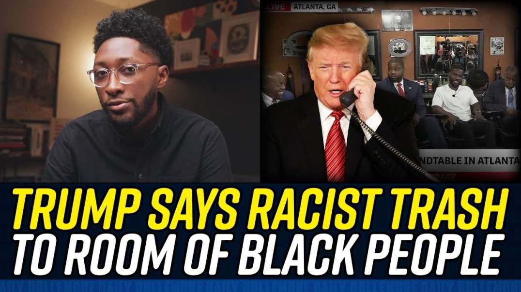 Racist Trash Trump GOES ON RACIST RANT to Black Audience